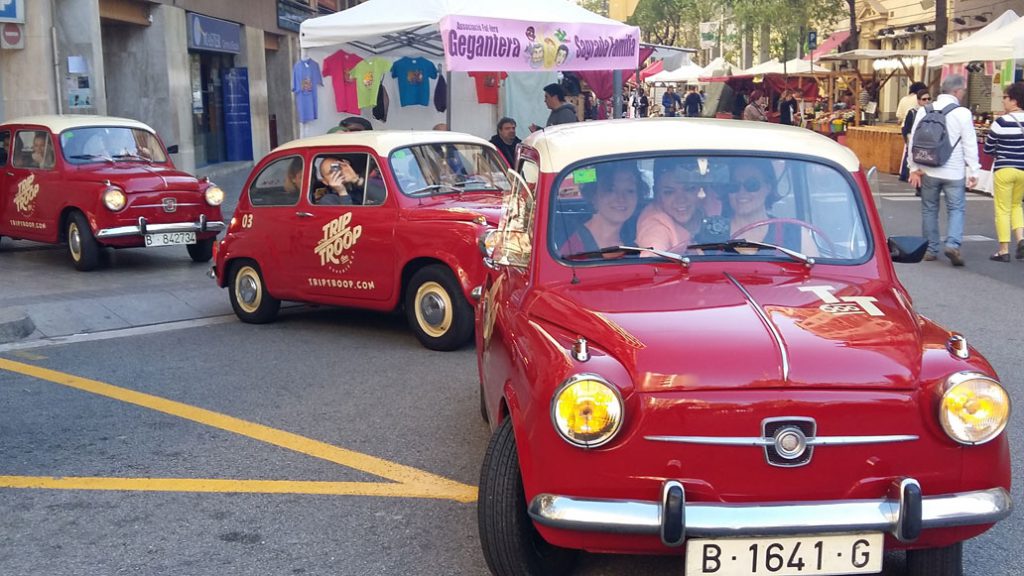 trip troop tour dominguero seat 600 barcelona